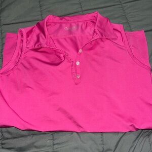 Pink Court Haley gold shirt